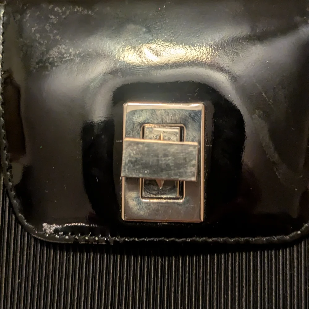 Vintage Stuart Weitzman Ribbed Black Bag - Picture 8 of 9